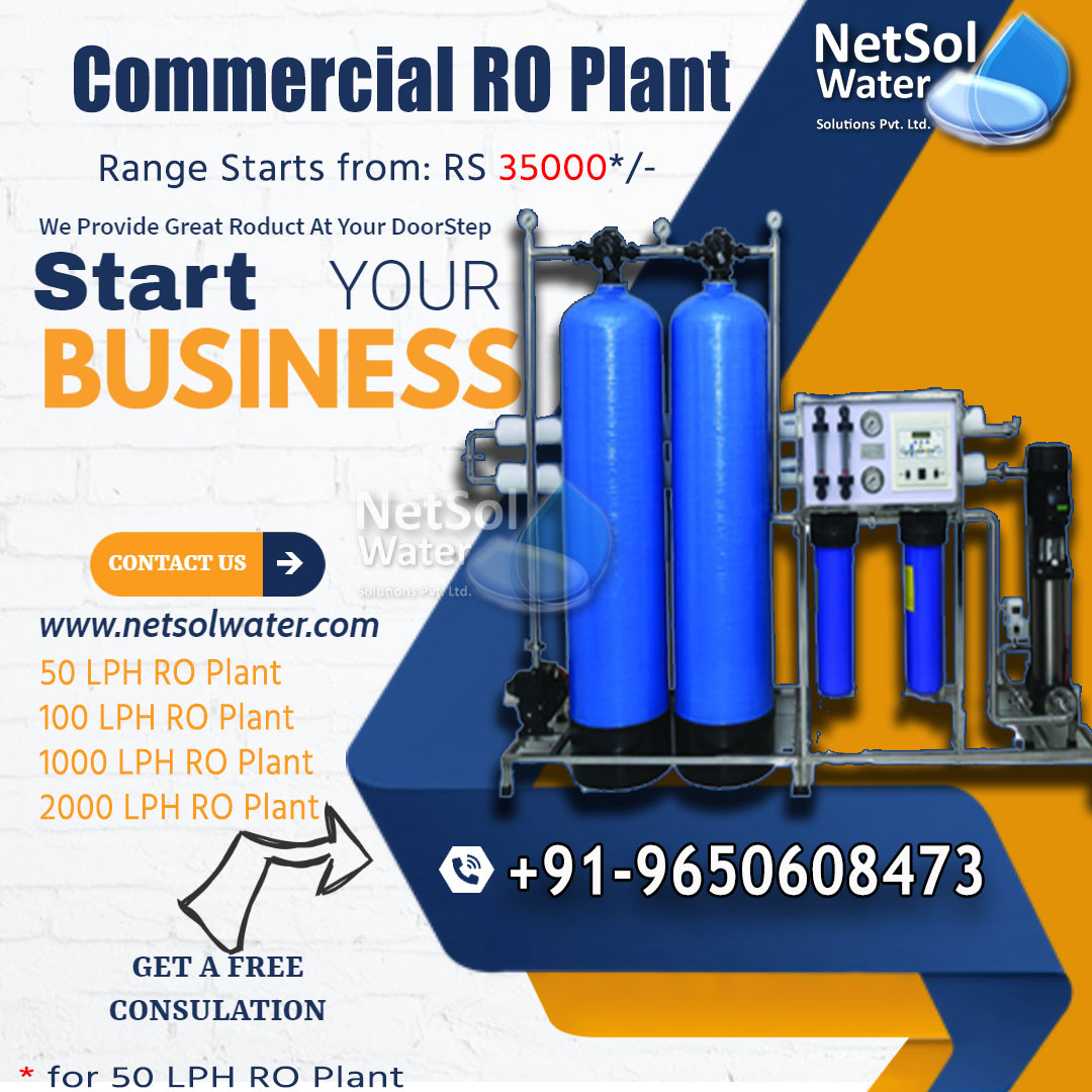 Commercial RO Plant Manufacturer in India