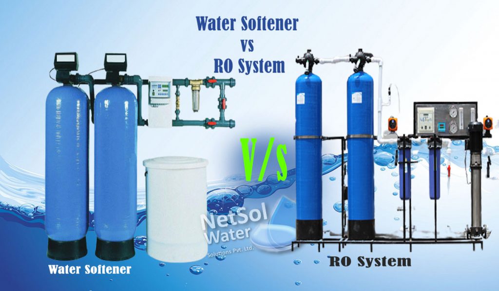 Difference between water softener and Reverse Osmosis Softener vs RO