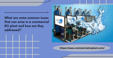 some common issues that can arise in a commercial RO plant