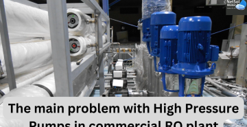 the main problem with High Pressure Pumps in commercial RO plant