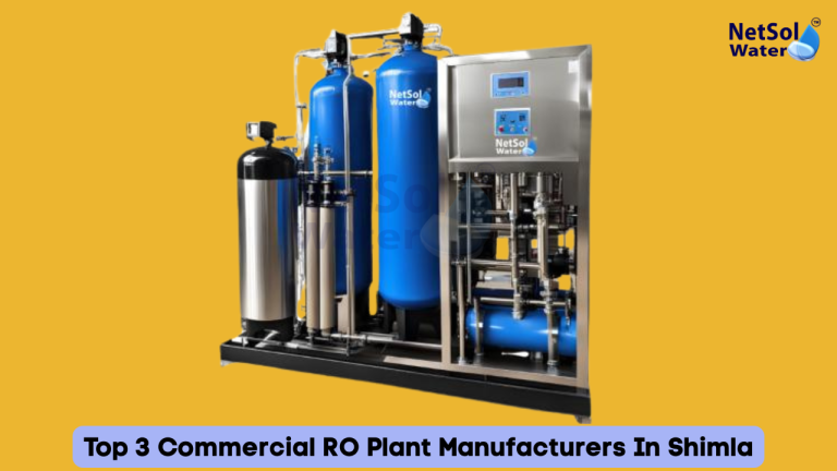 Top 3 Commercial RO Plant Manufacturers In Shimla