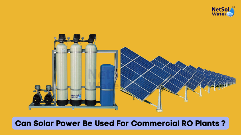Can Solar Power Be Used For Commercial RO Plants ?