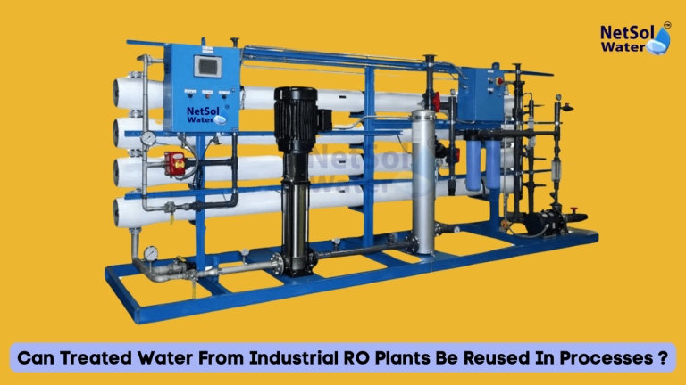 Can Treated Water From Industrial RO Plants Be Reused In Processes ?