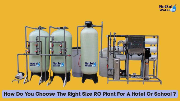 How Do You Choose The Right Size RO Plant For A Hotel Or School ?