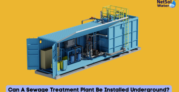 Can A Sewage Treatment Plant Be Installed Underground?