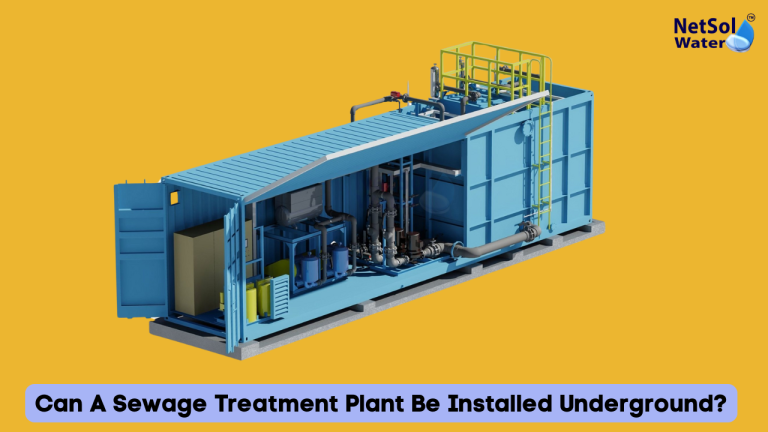 Can A Sewage Treatment Plant Be Installed Underground?