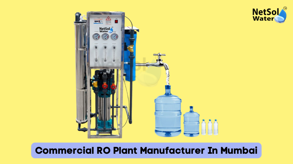 Commercial RO Plant Manufacturer In Mumbai